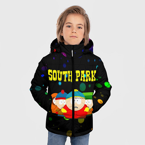 Зимняя куртка для мальчика South Park / 3D-Черный – фото 3