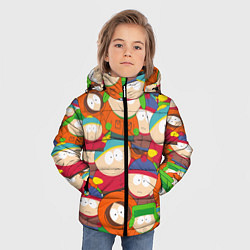 Куртка зимняя для мальчика ЮЖНЫЙ ПАРК, цвет: 3D-черный — фото 2