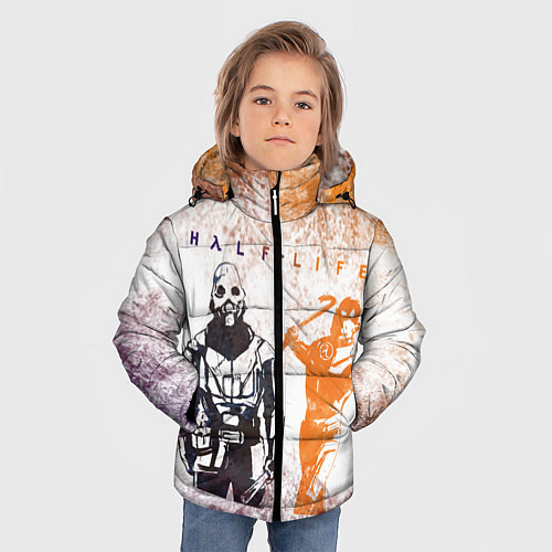 Зимняя куртка для мальчика Half life attack / 3D-Черный – фото 3