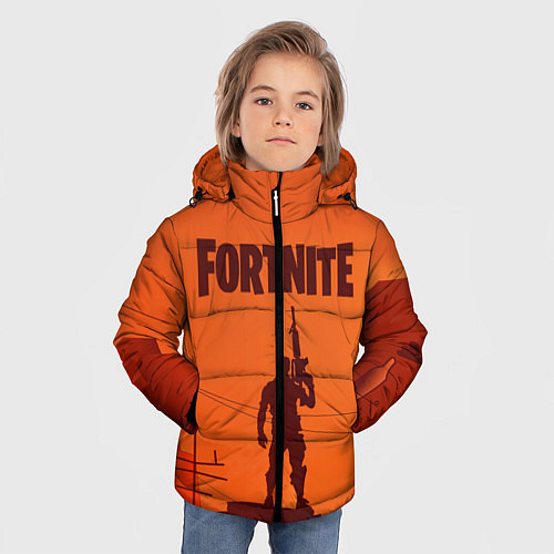Зимняя куртка для мальчика FORTNITE / 3D-Черный – фото 3