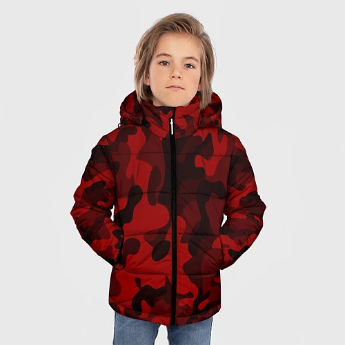 Зимняя куртка для мальчика RED MILITARY / 3D-Черный – фото 3