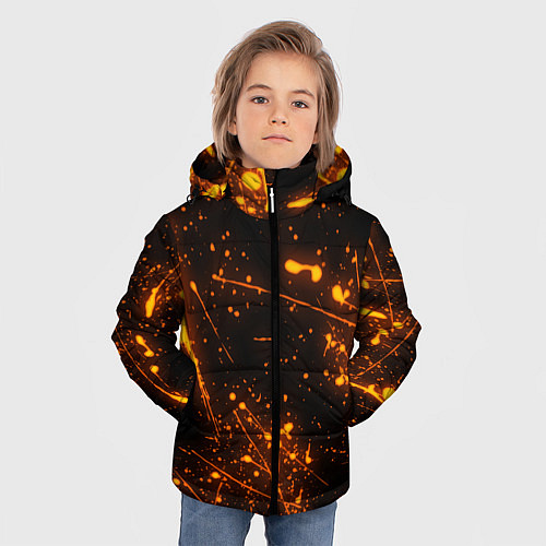 Зимняя куртка для мальчика FLAME / 3D-Черный – фото 3