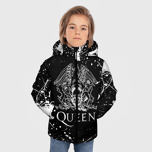 Зимняя куртка для мальчика QUEEN / 3D-Черный – фото 3