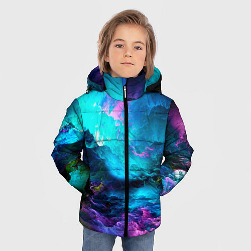 Зимняя куртка для мальчика Fantasy / 3D-Черный – фото 3