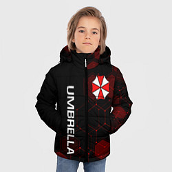 Куртка зимняя для мальчика UMBRELLA CORP, цвет: 3D-красный — фото 2