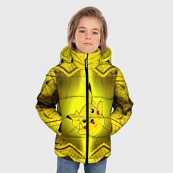 Куртка зимняя для мальчика Пикачу Oko, цвет: 3D-светло-серый — фото 2
