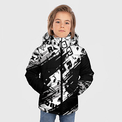 Куртка зимняя для мальчика Roblox, цвет: 3D-черный — фото 2