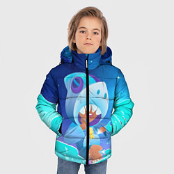Куртка зимняя для мальчика LEON SHARK - BRAWL STARS, цвет: 3D-черный — фото 2