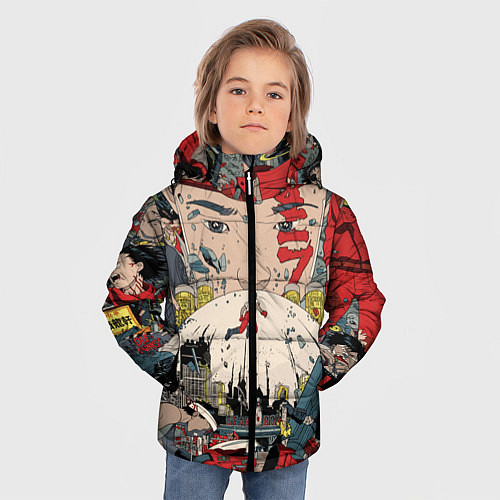 Зимняя куртка для мальчика AKIRA / 3D-Черный – фото 3
