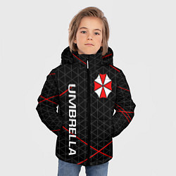 Куртка зимняя для мальчика UMBRELLA CORP, цвет: 3D-светло-серый — фото 2