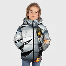 Куртка зимняя для мальчика Lamborghini, цвет: 3D-красный — фото 2