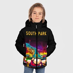 Куртка зимняя для мальчика Южный Парк, цвет: 3D-светло-серый — фото 2