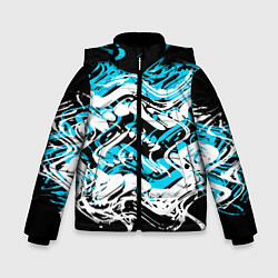 Куртка зимняя для мальчика Blue Combo, цвет: 3D-черный