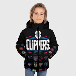 Куртка зимняя для мальчика Los Angeles Clippers 2, цвет: 3D-светло-серый — фото 2