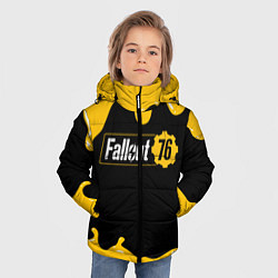 Куртка зимняя для мальчика FALLOUT76, цвет: 3D-черный — фото 2