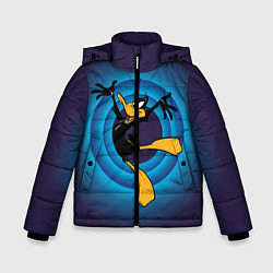 Куртка зимняя для мальчика Даффи Дак, цвет: 3D-светло-серый