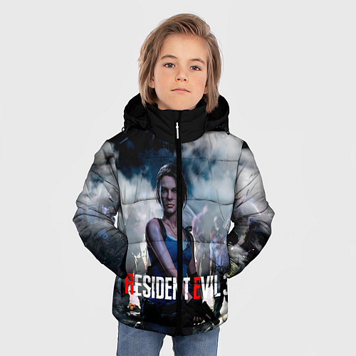 Зимняя куртка для мальчика RESIDENT EVIL 3 / 3D-Черный – фото 3