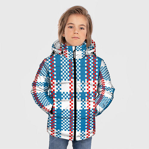 Зимняя куртка для мальчика Челнок / 3D-Черный – фото 3