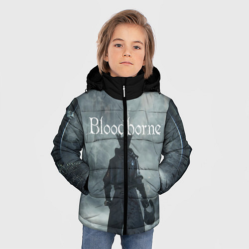 Зимняя куртка для мальчика Bloodborne / 3D-Черный – фото 3