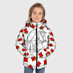 Куртка зимняя для мальчика PAYTON, цвет: 3D-черный — фото 2