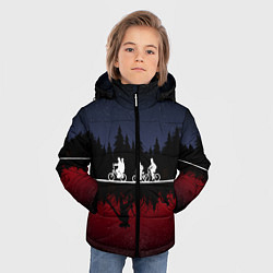 Куртка зимняя для мальчика Очень странные дела, цвет: 3D-красный — фото 2