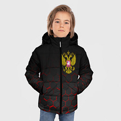 Куртка зимняя для мальчика РОССИЯ, цвет: 3D-светло-серый — фото 2