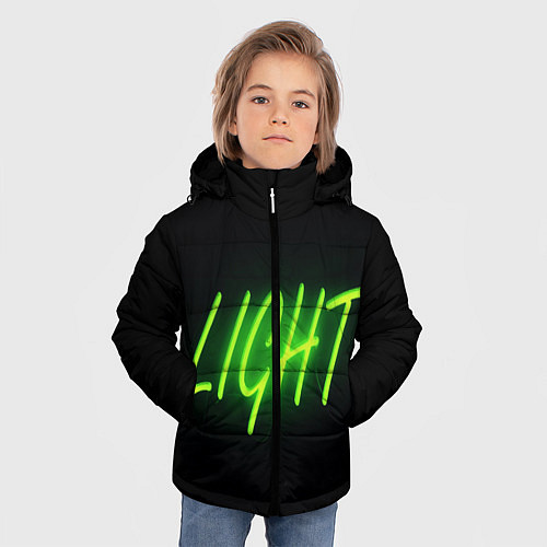 Зимняя куртка для мальчика LIGHT / 3D-Черный – фото 3