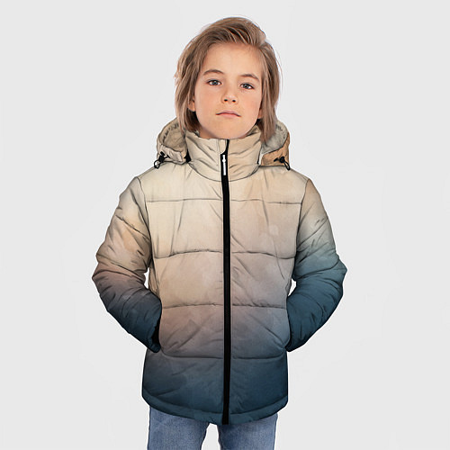Зимняя куртка для мальчика Тана / 3D-Черный – фото 3