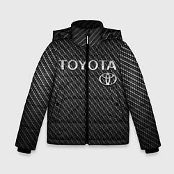 Куртка зимняя для мальчика TOYOTA CARBON, цвет: 3D-черный