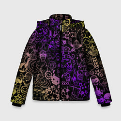 Куртка зимняя для мальчика Игры, цвет: 3D-черный