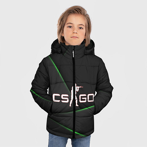 Зимняя куртка для мальчика CS background / 3D-Черный – фото 3