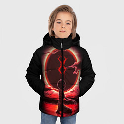 Куртка зимняя для мальчика BERSERK, цвет: 3D-светло-серый — фото 2