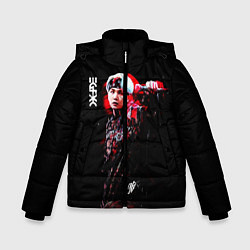Куртка зимняя для мальчика BTS, цвет: 3D-красный
