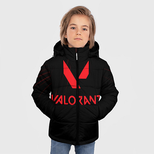 Зимняя куртка для мальчика VALORANT / 3D-Черный – фото 3