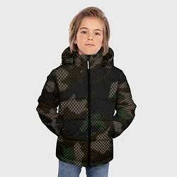 Куртка зимняя для мальчика КАМУФЛЯЖ, цвет: 3D-красный — фото 2