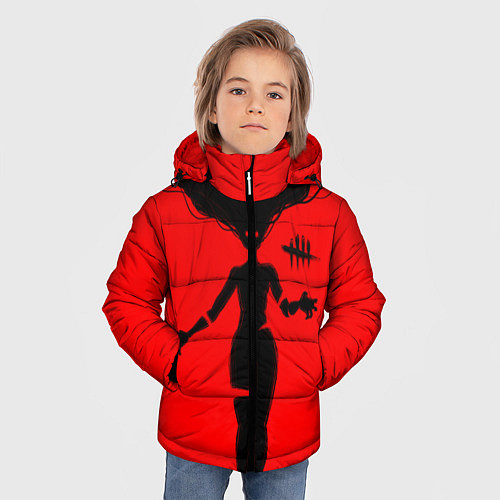 Зимняя куртка для мальчика Dead by Daylight / 3D-Черный – фото 3