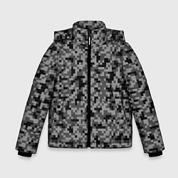 Куртка зимняя для мальчика КАМУФЛЯЖ GRAY, цвет: 3D-светло-серый