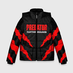 Куртка зимняя для мальчика PREDATOR:HUNTING GROUNDS, цвет: 3D-черный