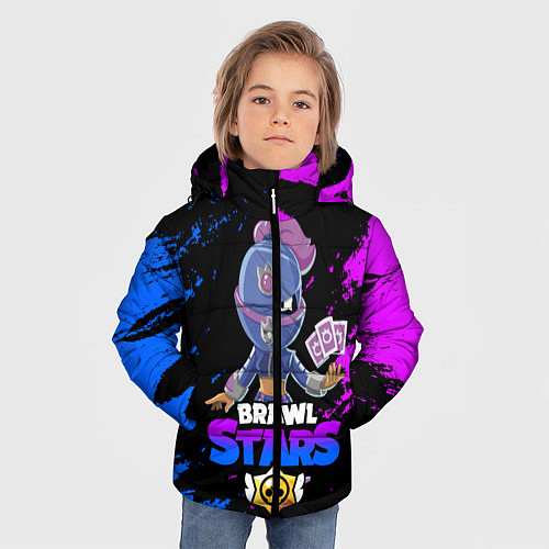 Зимняя куртка для мальчика Brawl Stars TARA / 3D-Черный – фото 3