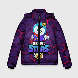 Куртка зимняя для мальчика Brawl Stars Mr P, цвет: 3D-черный