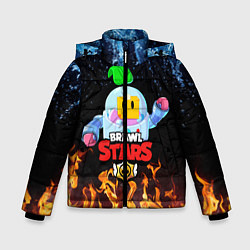 Куртка зимняя для мальчика BRAWL STARS SPROUT, цвет: 3D-черный