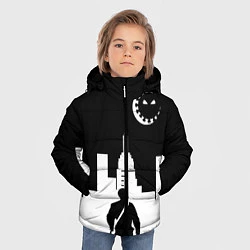 Куртка зимняя для мальчика Борец с COVID19, цвет: 3D-черный — фото 2