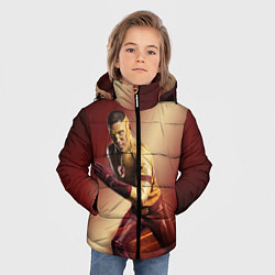 Куртка зимняя для мальчика Wally West, цвет: 3D-красный — фото 2