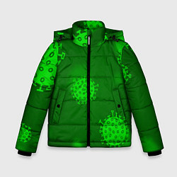 Куртка зимняя для мальчика CORONA-19, цвет: 3D-черный