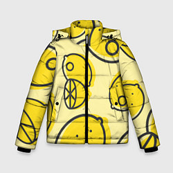 Зимняя куртка для мальчика Лимончики