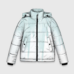 Куртка зимняя для мальчика Арт абстракция, цвет: 3D-черный