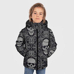 Куртка зимняя для мальчика Весёлый Роджер, цвет: 3D-красный — фото 2