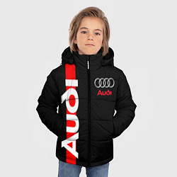 Куртка зимняя для мальчика AUDI SPORT CARBON, цвет: 3D-черный — фото 2