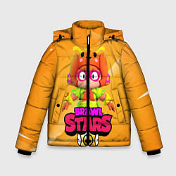 Куртка зимняя для мальчика БЕА BRAWL STARS, цвет: 3D-черный