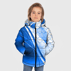 Куртка зимняя для мальчика ABSTRACT BLUE, цвет: 3D-черный — фото 2
